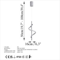 Люстра Opviq Likma 13520 фото №6 — интернет-магазин Desire.md
