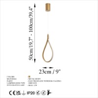 Люстра Opviq Damla 13538 фото №6 — интернет-магазин Desire.md