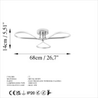 Люстра Opviq Damla 13544 фото №6 — интернет-магазин Desire.md
