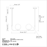 Люстра Opviq Faruk 13712 фото №7 — интернет-магазин Desire.md