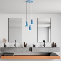 Люстра Opviq Konikkem 6357 3 Light Blue фото №2 — интернет-магазин Desire.md