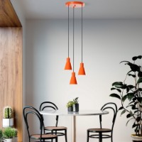 Люстра Opviq Konikkem 6357 3 Orange