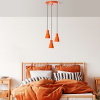Люстра Opviq Konikkem 6357 3 Orange фото №2 — интернет-магазин Desire.md