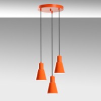 Люстра Opviq Konikkem 6357 3 Orange фото №5 — интернет-магазин Desire.md