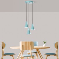 Люстра Opviq Konikkem 6357 3 Turquoise