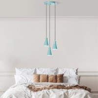 Люстра Opviq Konikkem 6357 3 Turquoise фото №2 — интернет-магазин Desire.md