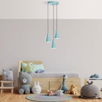 Люстра Opviq Konikkem 6357 3 Turquoise фото №3 — интернет-магазин Desire.md