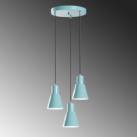 Люстра Opviq Konikkem 6357 3 Turquoise фото №6 — интернет-магазин Desire.md