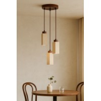 Люстра Opviq Mule-C Walnut