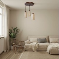 Люстра Opviq Mule-C Walnut фото №4 — интернет-магазин Desire.md