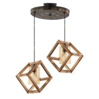 Люстра Opviq Cube Double G Glass фото №2 — интернет-магазин Desire.md