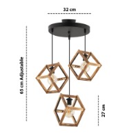 Люстра Opviq Cube Triple B фото №3 — интернет-магазин Desire.md