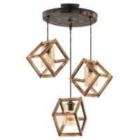 Люстра Opviq Cube Triple G Glass фото №2 — интернет-магазин Desire.md