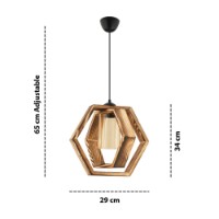 Люстра Opviq Dualhex Glass фото №3 — интернет-магазин Desire.md