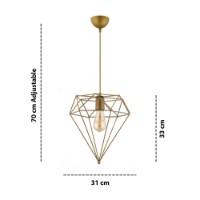 Люстра Opviq Diamond Gold фото №3 — интернет-магазин Desire.md