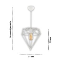 Люстра Opviq Diamond White фото №3 — интернет-магазин Desire.md