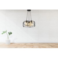 Люстра Opviq Dratkruh Glass Black Yellow