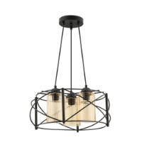 Люстра Opviq Dratkruh Glass Black Yellow фото №2 — интернет-магазин Desire.md