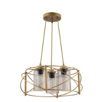 Люстра Opviq Dratkruh Glass Gold Grey фото №2 — интернет-магазин Desire.md