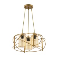 Люстра Opviq Dratkruh Glass Gold Yellow фото №2 — интернет-магазин Desire.md