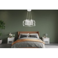 Люстра Opviq Dratkruh Glass White Transparent