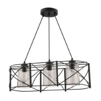 Люстра Opviq Dratrio Glass Black Grey фото №2 — интернет-магазин Desire.md