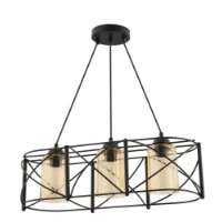 Люстра Opviq Dratrio Glass Black Yellow фото №2 — интернет-магазин Desire.md