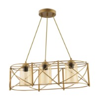 Люстра Opviq Dratrio Glass Gold Yellow фото №2 — интернет-магазин Desire.md