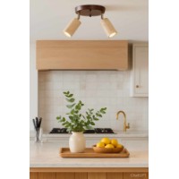 Lustră Opviq Nur B Walnut