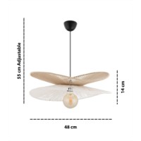 Люстра Opviq Daffodil Beige White фото №3 — интернет-магазин Desire.md