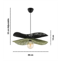 Люстра Opviq Daffodil Black Green фото №3 — интернет-магазин Desire.md