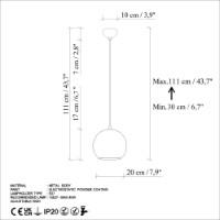 Люстра Opviq Orbit 20 16300 фото №6 — интернет-магазин Desire.md