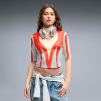 Tricou de dame Puma Future Archive Moto Top Buttercream, s.M imaginea #3 — magazin online Desire.md