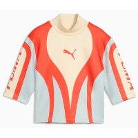 Tricou de dame Puma Future Archive Moto Top Buttercream, s.M