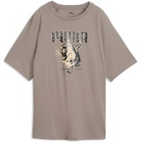 Женская футболка Puma Graphics Animal Relaxed Graphic Mouse Gray, s.L