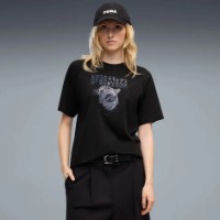 Tricou de dame Puma Graphics Animal Relaxed Graphic Puma Black, s.XS