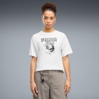 Tricou de dame Puma Graphics Animal Relaxed Graphic Puma White, s.M imaginea #3 — magazin online Desire.md