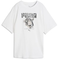 Tricou de dame Puma Graphics Animal Relaxed Graphic Puma White, s.XL