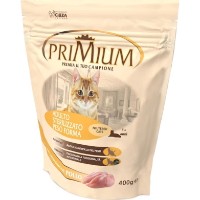 Hrană uscată pentru pisici Gheda Primium Adult Sterilised Chicken 5x400g