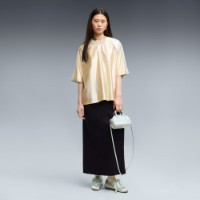 Женская футболка Puma Oversized Football Buttercream/Créme de Mint, s.XL фото №5 — интернет-магазин Desire.md