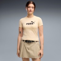 Tricou de dame Puma Puma Ess Elevated No.1 Logo Slim Buttercream, s.XL imaginea #3 — magazin online Desire.md