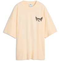 Женская футболка Puma Street Glam Bedazzled Graphic Buttercream, s.M