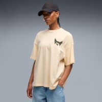 Женская футболка Puma Street Glam Bedazzled Graphic Buttercream, s.S фото №3 — интернет-магазин Desire.md