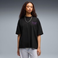 Женская футболка Puma Street Glam Bedazzled Graphic Puma Black, s.XL фото №3 — интернет-магазин Desire.md