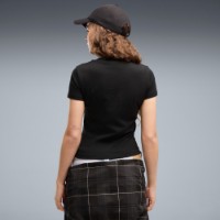 Tricou de dame Puma Street Glam Slim Graphic Puma Black, s.XL imaginea #4 — magazin online Desire.md