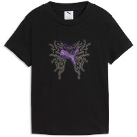 Tricou de dame Puma Street Glam Slim Graphic Puma Black, s.XL