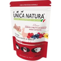 Snackuri pentru câini Gheda Unica Natura Mono Bone Deer & Berries 5x300g 