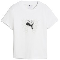 Женская футболка Puma Street Glam Slim Graphic Puma White, s.M