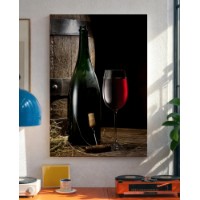 Картина ArtShop Red Wine In A Rustic Landscape 30x45cm (PET97-XL-PL)