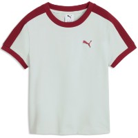 Женская футболка Puma T7 Slim Creme de Mint/Garnet Glow, s.M